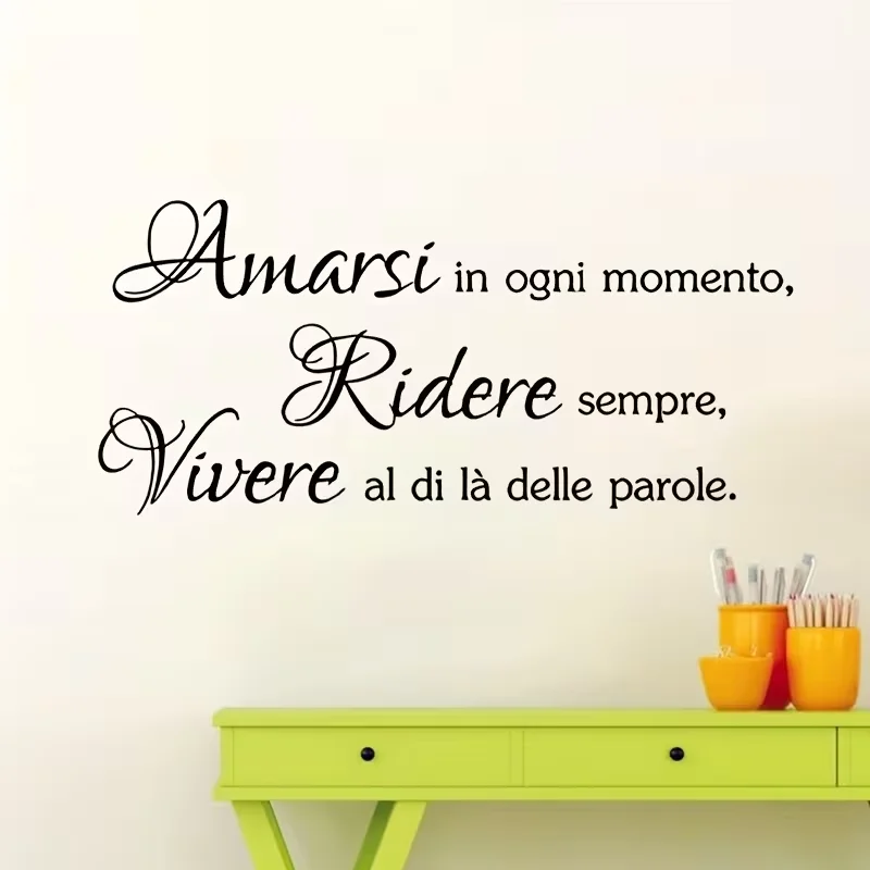 1pc Inspirational Italian Quote 