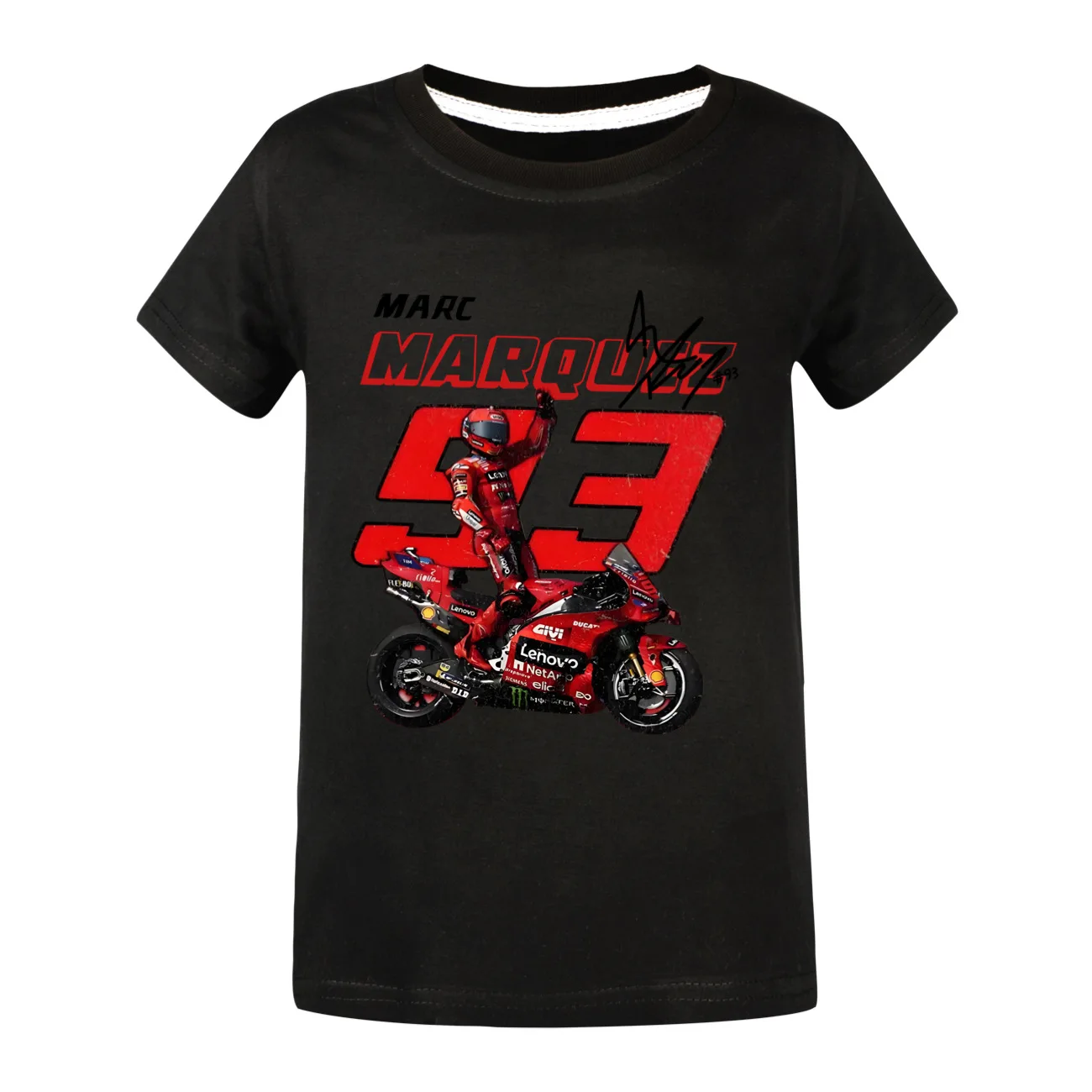 

New Summer Marquez Motorcycle 93 Kids T-Shirt Riding Jersey Team Training Jersey Street Motorcycle Motorcycle Boy Girl T-Shirt