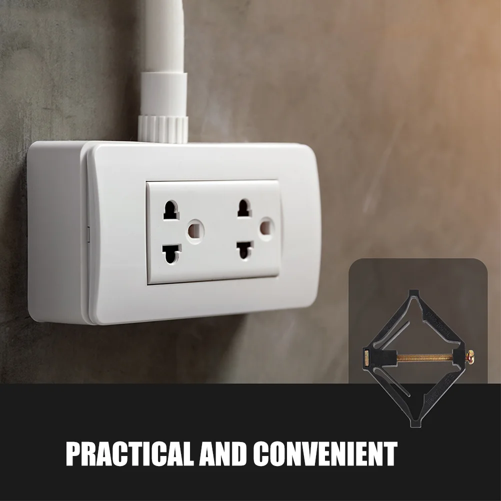 10 قطع من مشابك إصلاح الصندوق الكهربائي لـ 86 نوعًا من الصناديق المخفية - مثبت المقبس بتصميم دقيق للدوائر المنزلية