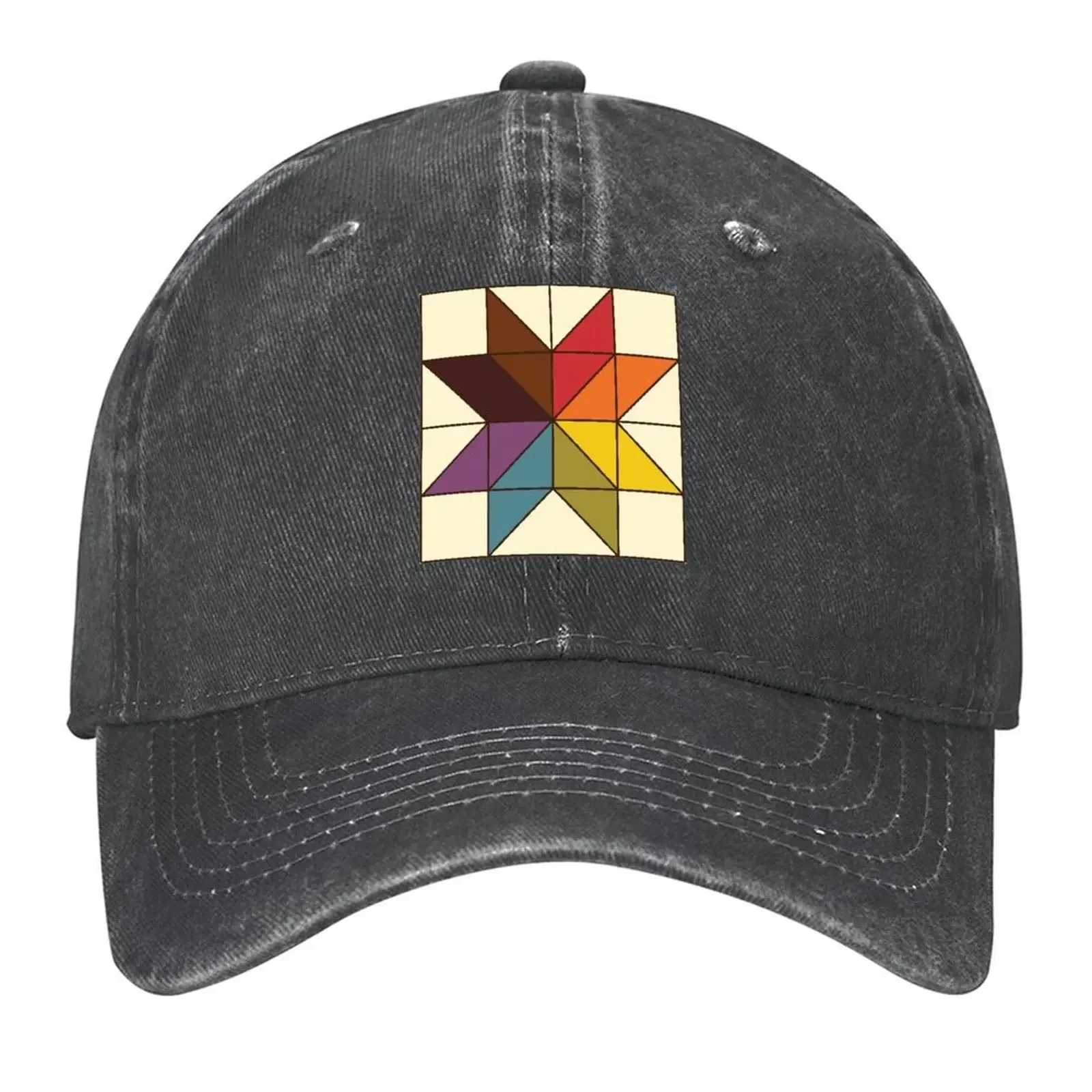 New Rainbow Spectrum Subtle Pride Quilt Baseball Cap Beach Hat Hiking Hat Unique Hats Fishing Caps Man Male Women's