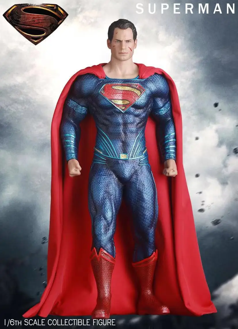 

In Stock Dc Justice League Superman Clark Kent Henry Cavill 1/6 Toys Model Exquisite Collection Model Boys Gift 30cm