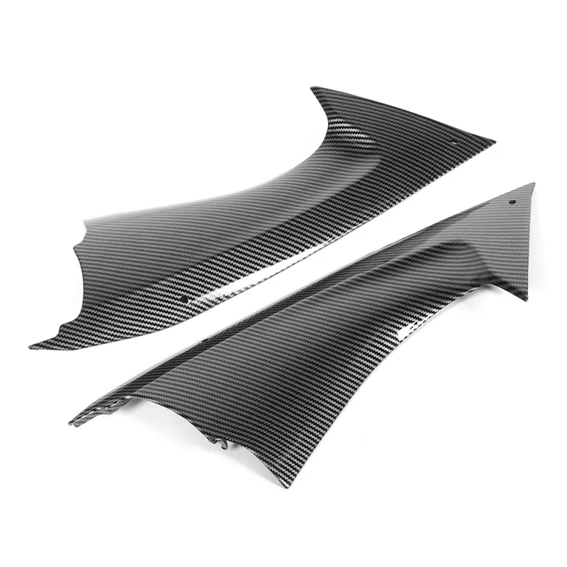 

A80X-Motorcycle Tank Side Fairing Panel With Air Duct Cover Trim In Carbon Fiber For YZF R6 2008-2016 Accessories