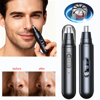 Electric Nose Hair Trimmer Painless Mini Pocket Nose Hair Cutter Multifunctional Rechargeable Nose Ears Hair Trimmer for Man