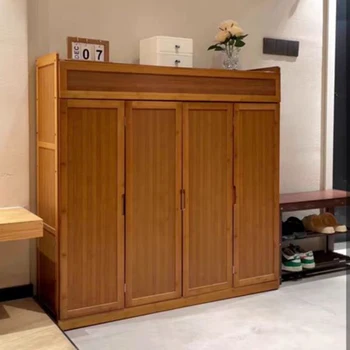 Modern Luxury Bamboo Shoe Cabinet Organizer 1