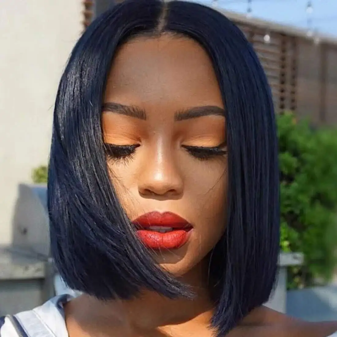 Tuneful Bob Wigs 13x4 Lace Frontal Human Hair Wigs For Women Bone Straight Pre Pucked Short Bob Lace Frontal Human Hair Wigs