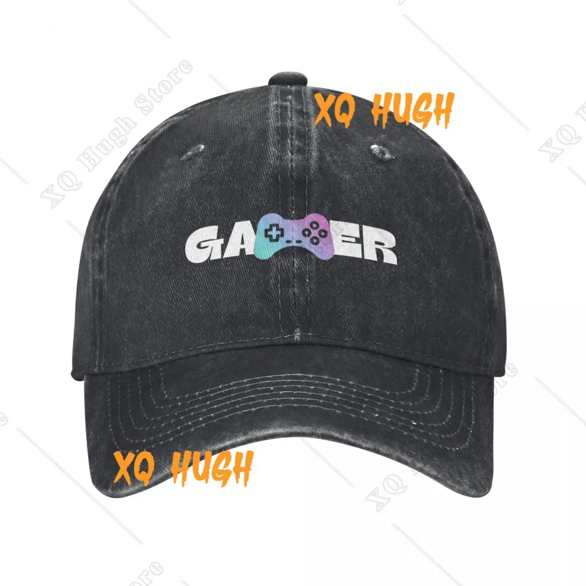 

Gamepad Gaming Controller Unisex Baseball Caps Playing Funny Distressed Washed Hats Cap Vintage Outdoor Running Golf Sun Cap