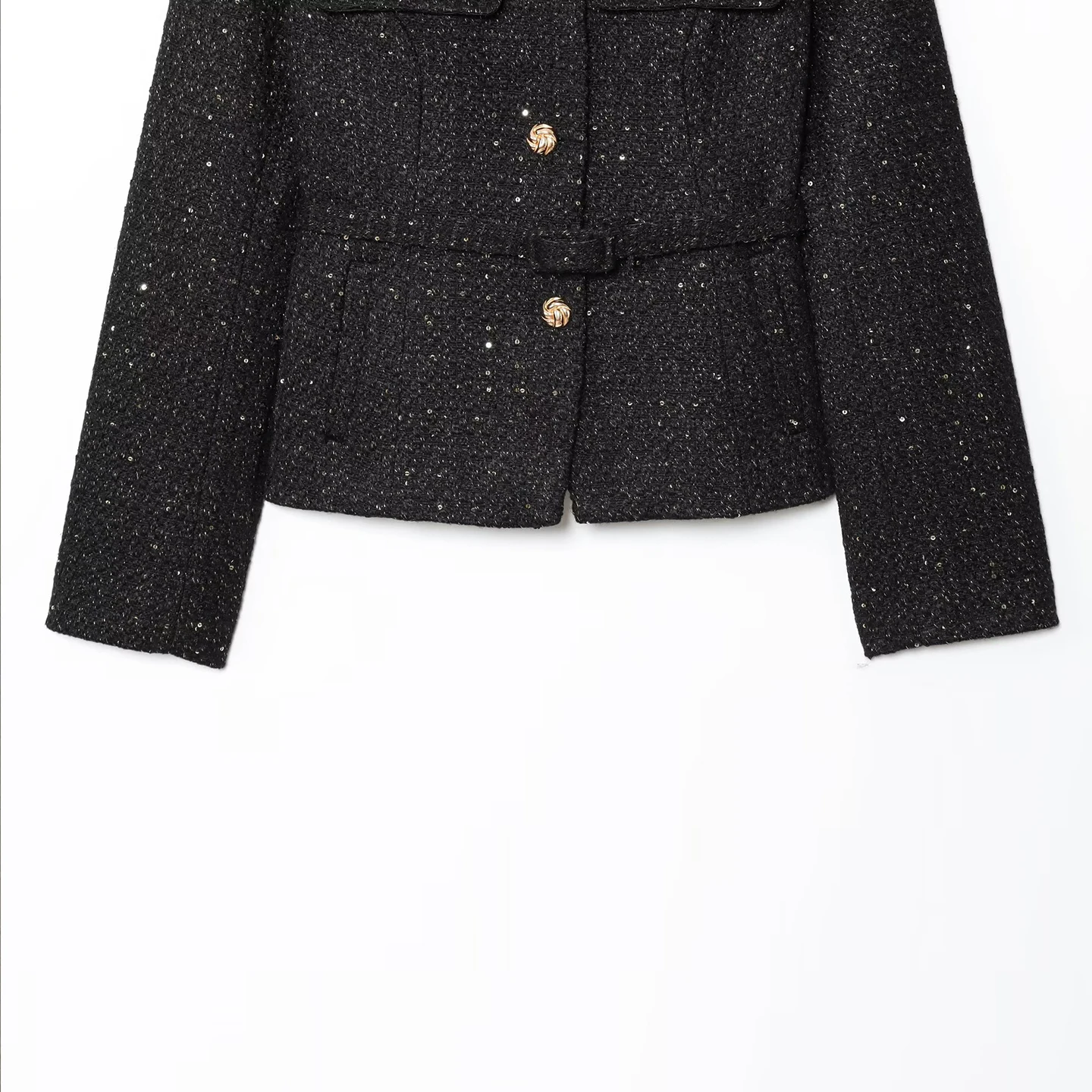 

Faionable блестящее пальто для женщин, повседневное крупное плетение, осеннее новое поступление, брендовая женская верхняя одежда Z Stand Edition