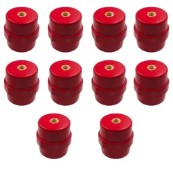 10pcs High and Low Voltage Insulated Terminals Busbar Insulator Electrical Insulators Conical Busbar Blocks for Distribution Box