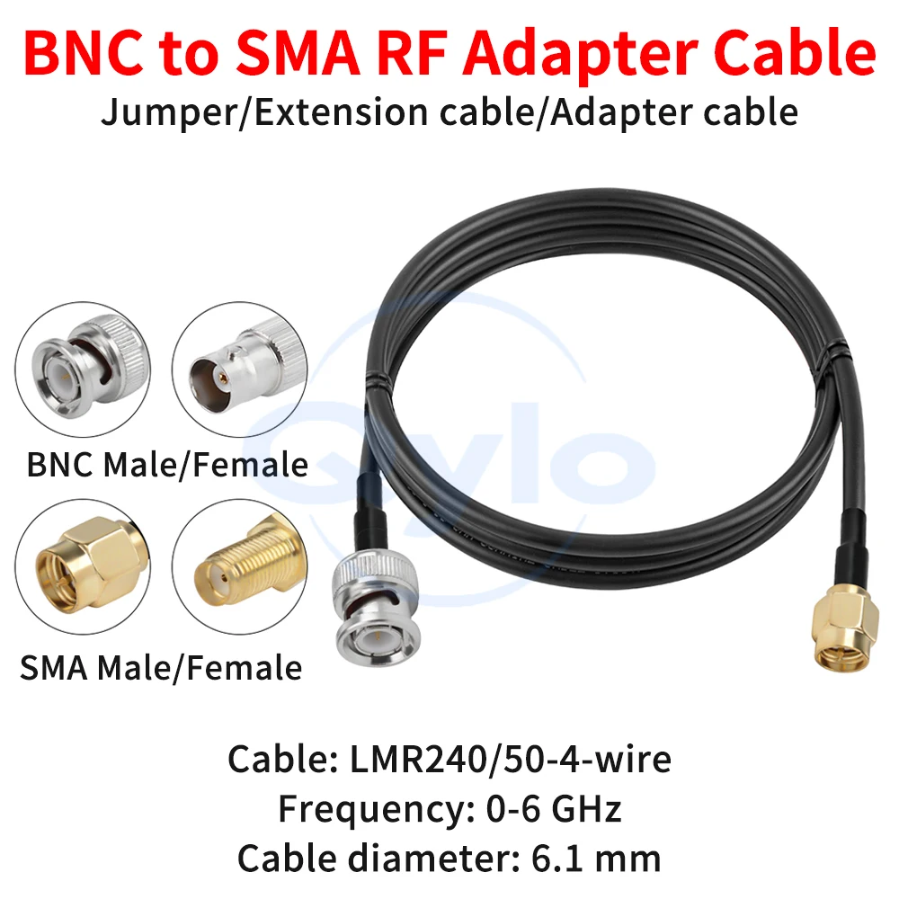 LMR240 Bnc Male/Fem…