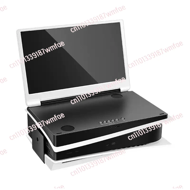 Portable folding screen monitor, dedicated all-in-one 4K mobile 15.6 inches for easy play