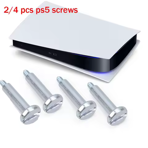 2/4 Pcs PS5 Original Sturdy Base Fixing Screw Replacement Vertical Stand Bottom Screw Repair Kit for Playstation 5 Game Console