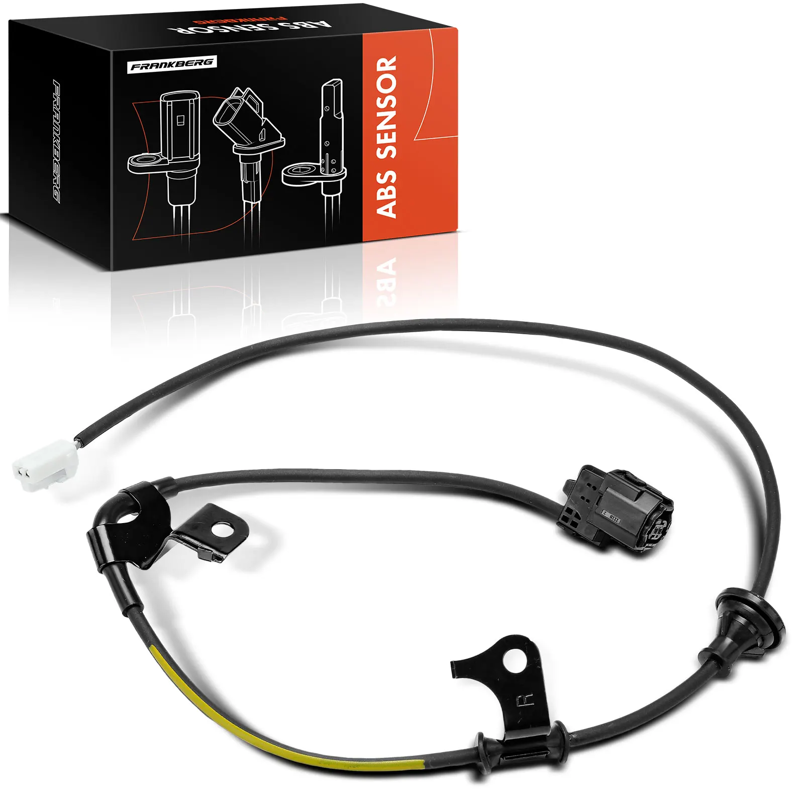 Frankberg 1x ABS Sensor Achteras Rechts voor Daihatsu Charade VIII Toyota Yaris 1.3L 1.0L 1.4L Bj vanaf 2005 895160 D070