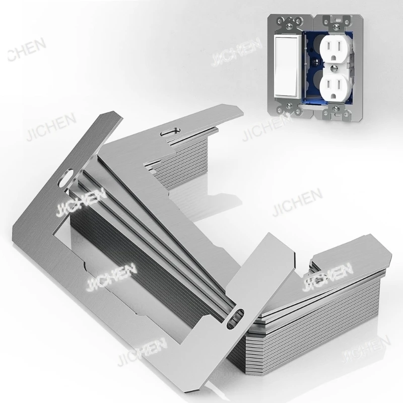 

Neu Pack of 20 Metal Outlet Spacers for Leveling Loose Wall Plates and Switches