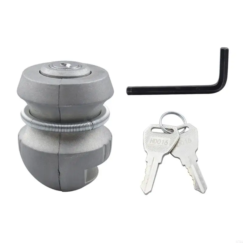 

57BA Trailer Parts Caravans Tow Coupling Hitch Ball Lock Tow Anti Theft Lock with Key