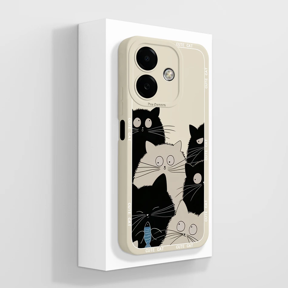 For Oppo A40 A40M A60 A80 Case Aesthetic Soft Liquid Silicone Camera Protection Back Cover Anti Drop High Quality Phone Housing