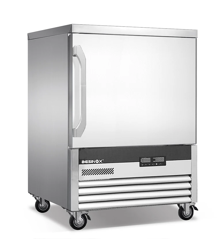Fruits Vegetables Meat Fish Quick Freezing Plate Type  5 Tray Quick Shock Freezer -40 Blast Chiller Freezer