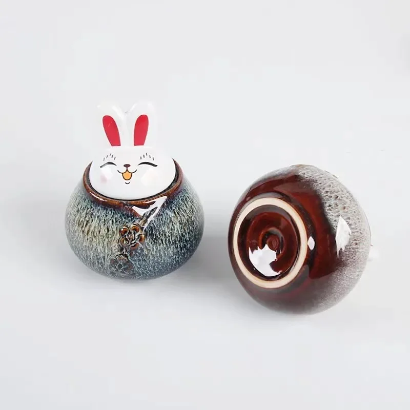 Ceramic Mini Rabbit Urn Personalized Pet Caskets Personalized Commemorative Memorials & Funerary Puppy Funeral Box Accessories