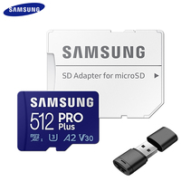 SAMSUNG PRO Plus Memory Card 128GB U3 4K V30 Micro SD Card 256GB 512GB 160MB/s Class 10 A2 Microsd SDXC TF Card UHS-I Micro SD