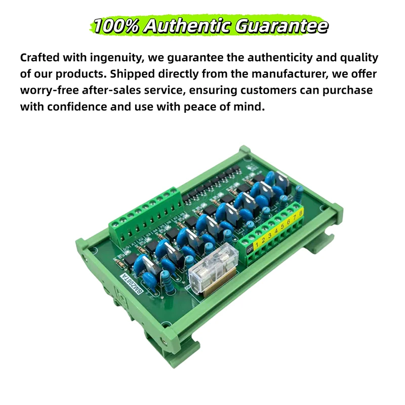 6CH 8CH Optocoupler Isolated IO Single-Chip Microcomputer PLC AC Amplifier Board AC24-220V Output Non-contact Solid State Relay