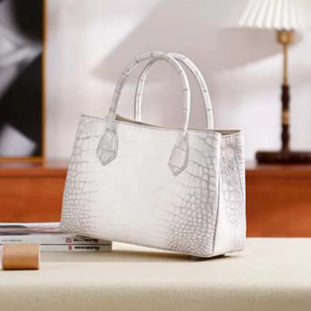 hanlante Female crocodile bag  handbag   fashion women han bag  One shoulder bag