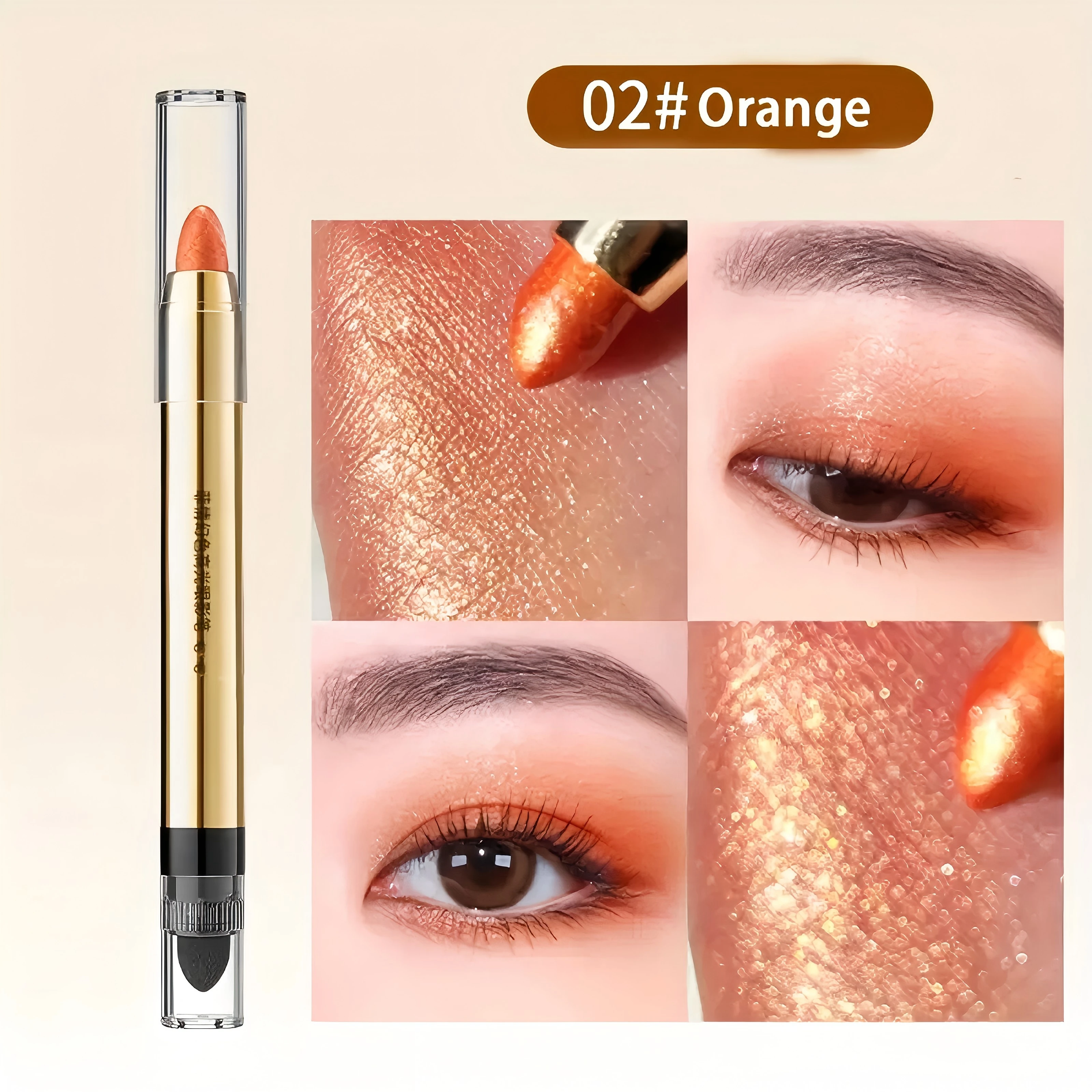 6 kolorów leniwy makijaż oczu rozświetlacz cień do powiek ołówek niebrudzący makijaż oczu naprawa rozświetlacz podwójny cień do powiek w sztyfcie