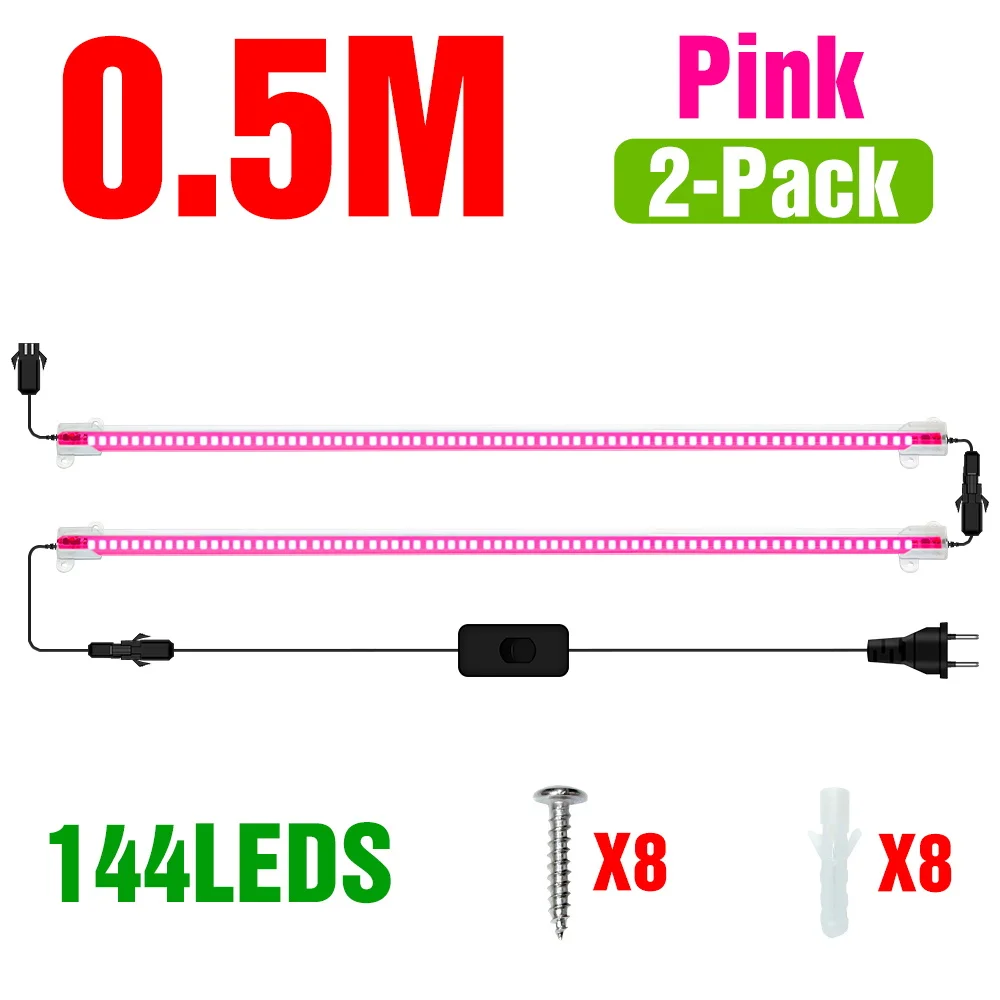 LED Plant Kweeklampen Volledige Spectrum Indoor Hydrocultuur Teelt Lamp Voor Succulente Bloem Groente Zaailingen Groei Doos 220V