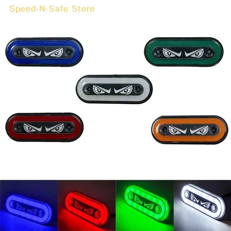 رؤية عالية 12 فولت/24 فولت علامات جانبية LED وامض وأوضاع إضاءة ثابتة لمقطورات الشاحنات والدراجات النارية