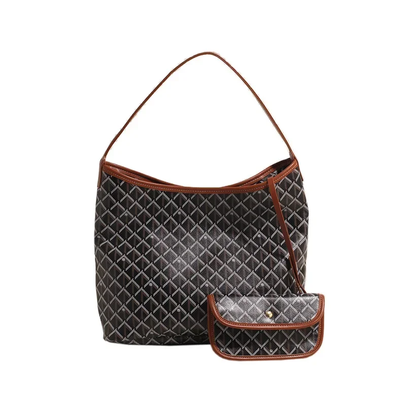 New Fashion Diamond Grid Tote Bags for 2024 Women Luxury Designer Brand Handbag Purses Large Capacity PU Leather Shoulder Bag