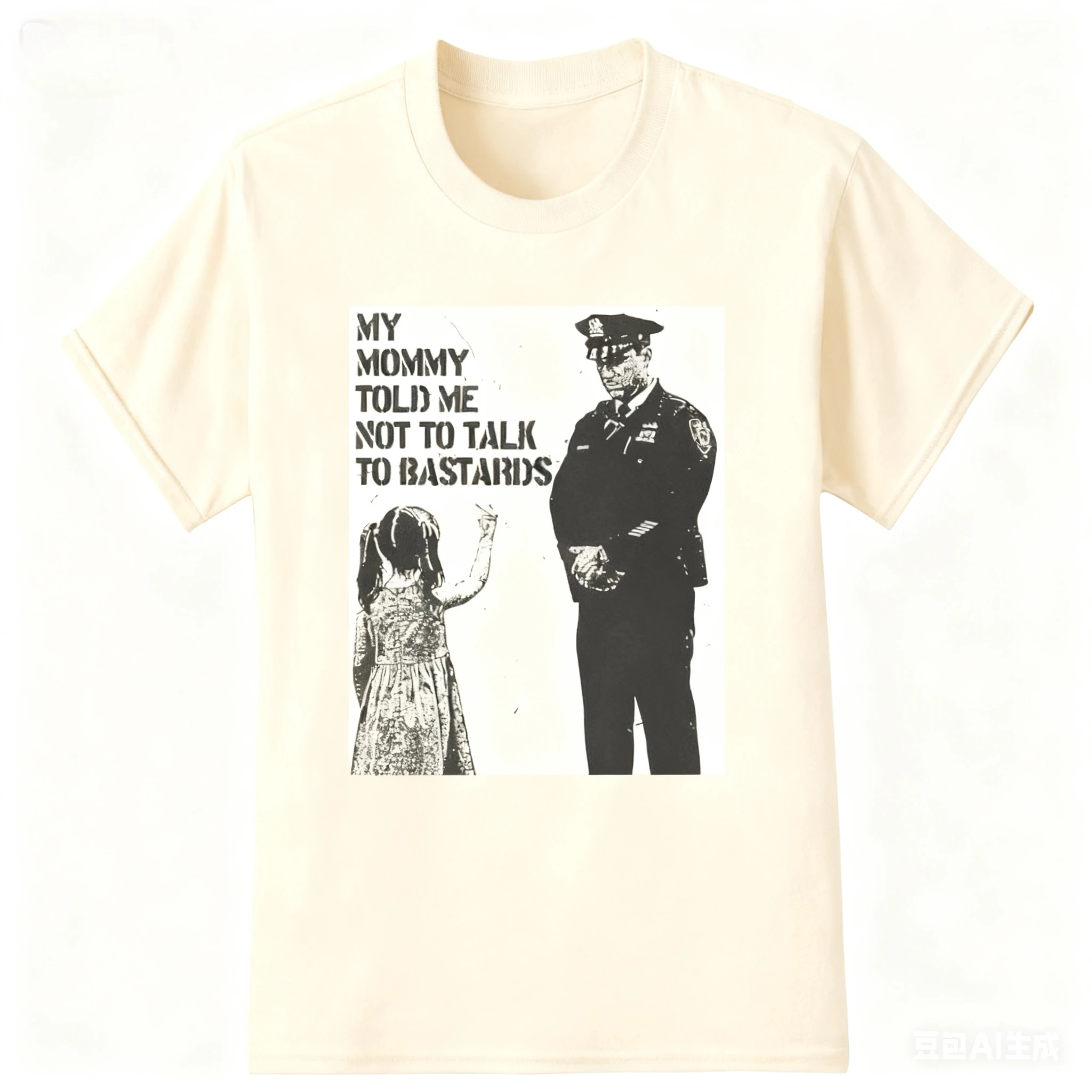 Meine Mutter sagte mir gesagt, dass es nicht mit Trocken zu sprechen. Klassisches, kurzärmliges, kurzärmliges, modisches T-Shirt aus reiner Baumwolle für Damen