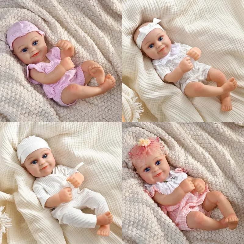 

40 см 17,74 дюйма кукла для новорожденных девочек, реалистичные куклы реборн, реалистичные полностью виниловые куклы, детские куклы, игрушка принцессы, игрушка для малышей, подарок