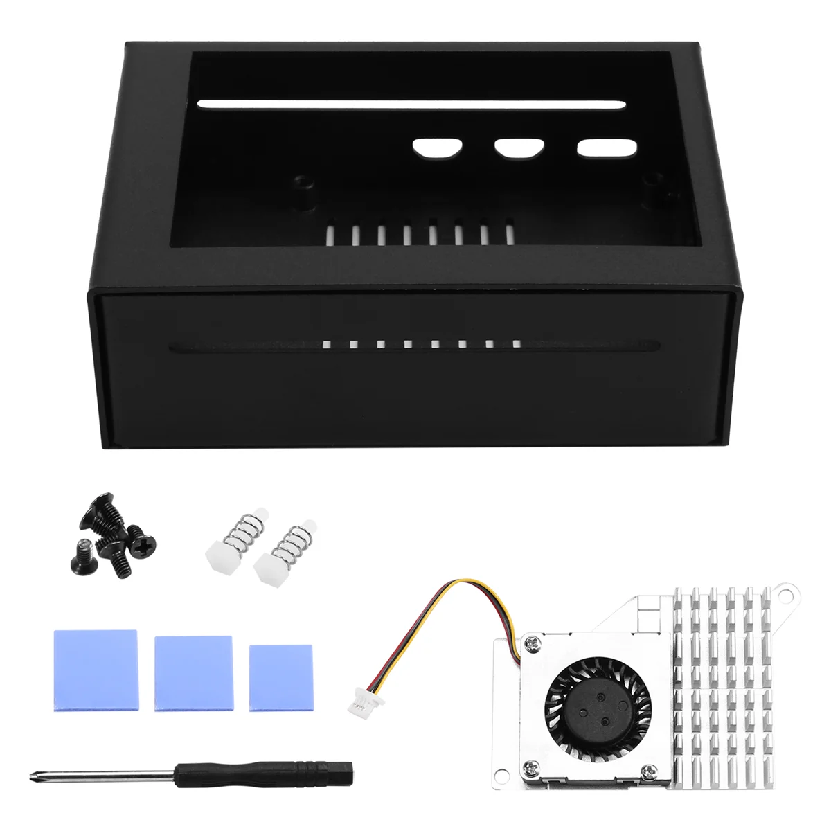 

Высококачественная защита 5-металлического корпуса — с радиатором, установка 3,5-дюймового сенсорного экрана