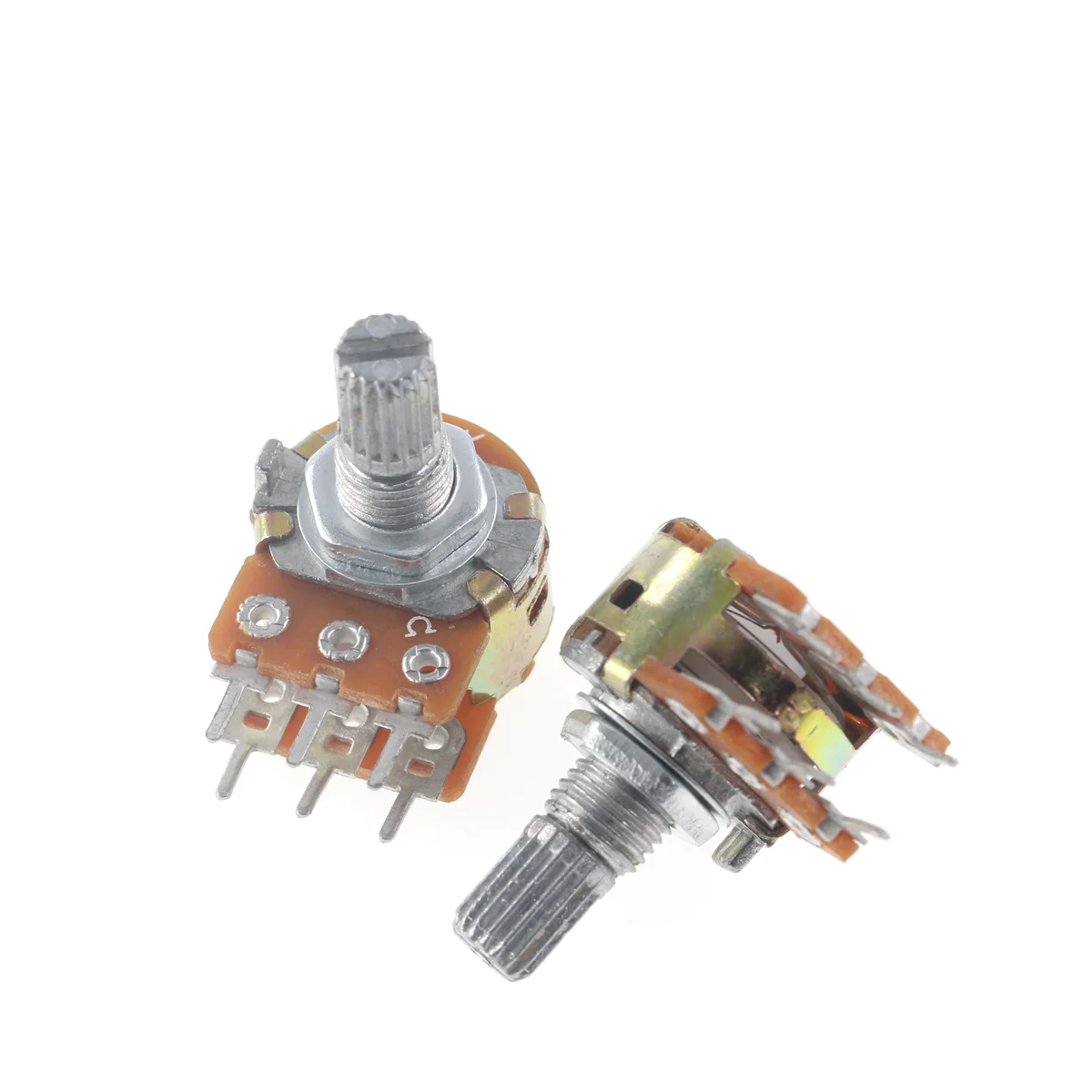 5PCS WH148 B1K B1M ohm 1K 1M 2K 5K 20K 50K 10K 6Pin 15mm Terminal Linear Taper Rotary potentiometer for Arduino