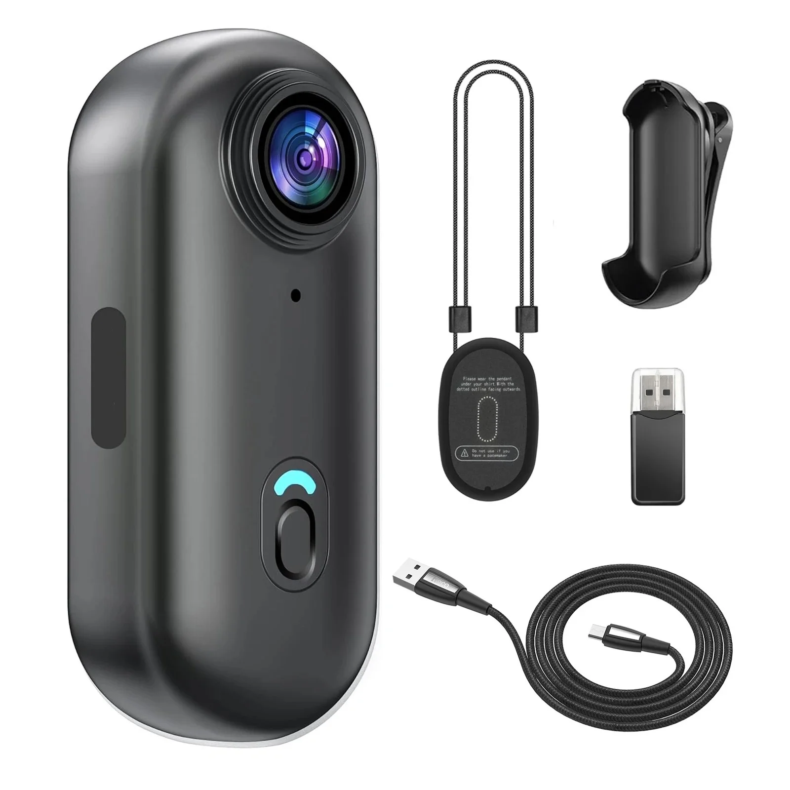 Action Camera Waterproof 4K UHD POV Camera 1080P Vloging Magnetic Smart FHD Phone WI-FI Body Cam