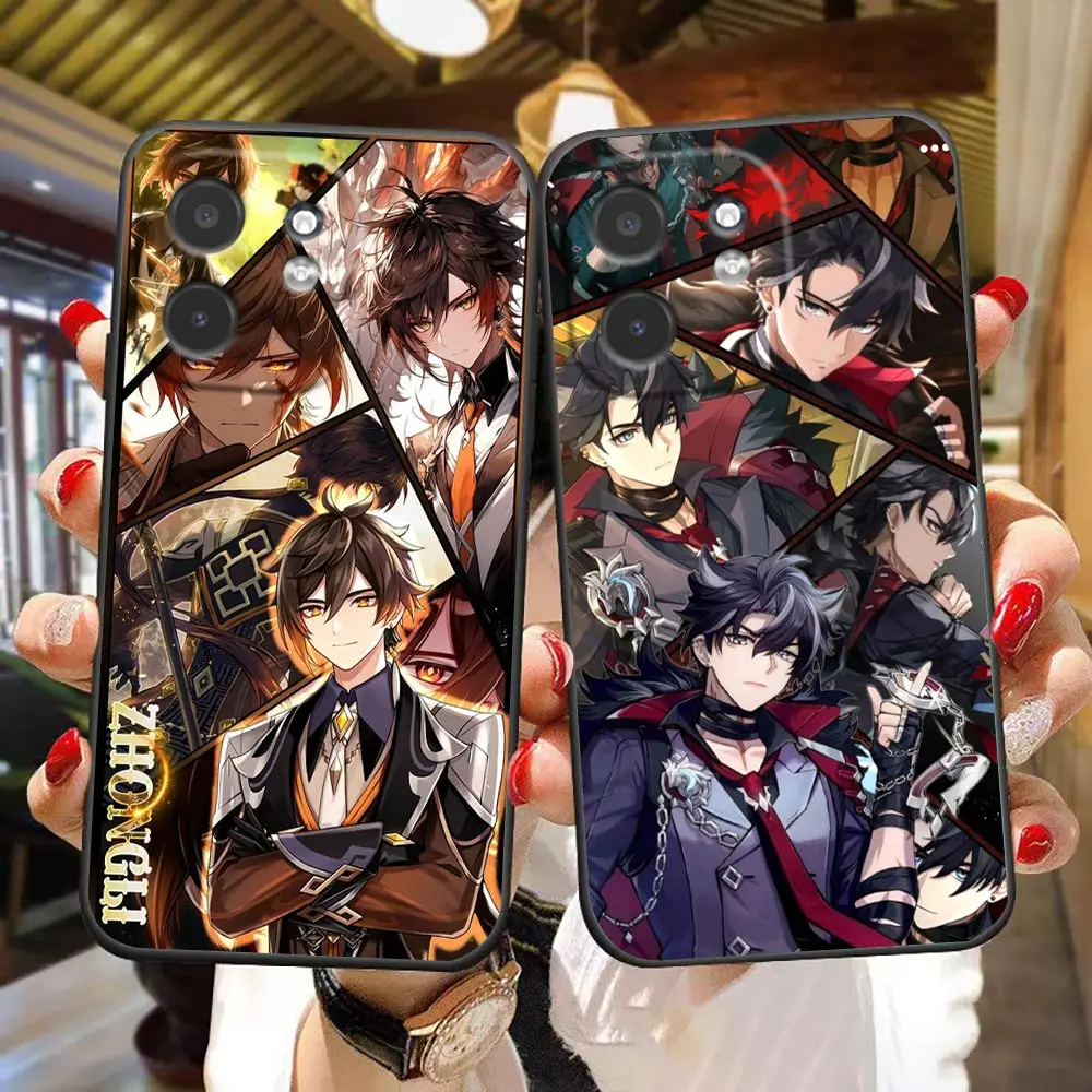 

Phone Case For Infinix NOTE 12 GT 20 30 40 50 50X 60 TECNO POVA NEO 2 4 5 6 7 Case Funda Shell Cover Genshin Impact ZHONGLI XIAO