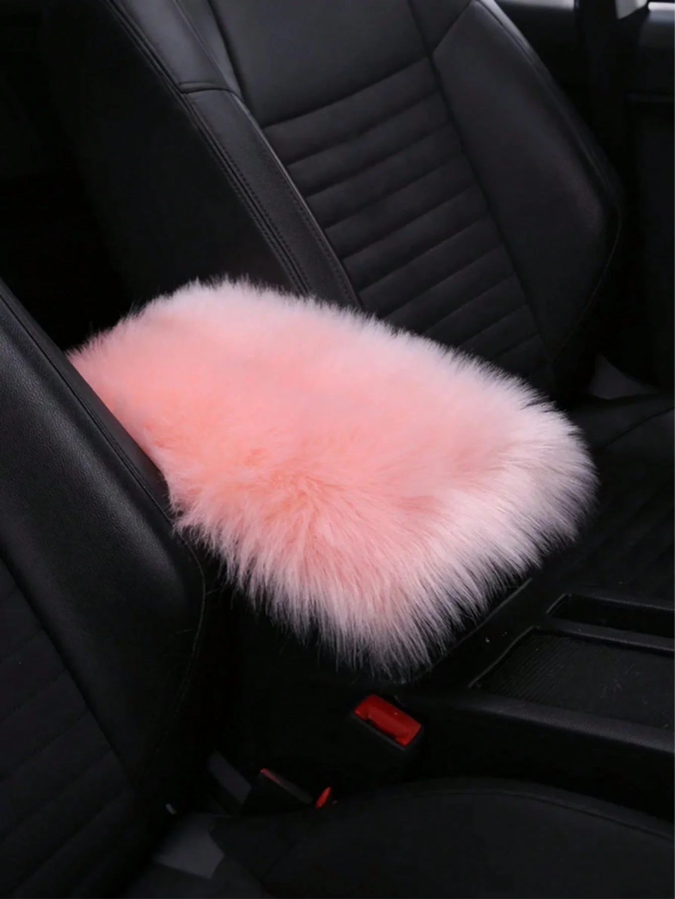 แผ่นรองที่วางแขนกำมะหยี่เนื้อนุ่ม – แผ่นรองคอนโซลกลางกำมะหยี่นุ่มสำหรับรถยนต์ SUV รถบรรทุก, ใช้ได้กับทุกรุ่น เบาะรองนั่งในรถสำหรับฤดูหนาวที่ให้ความอบอุ่น, N