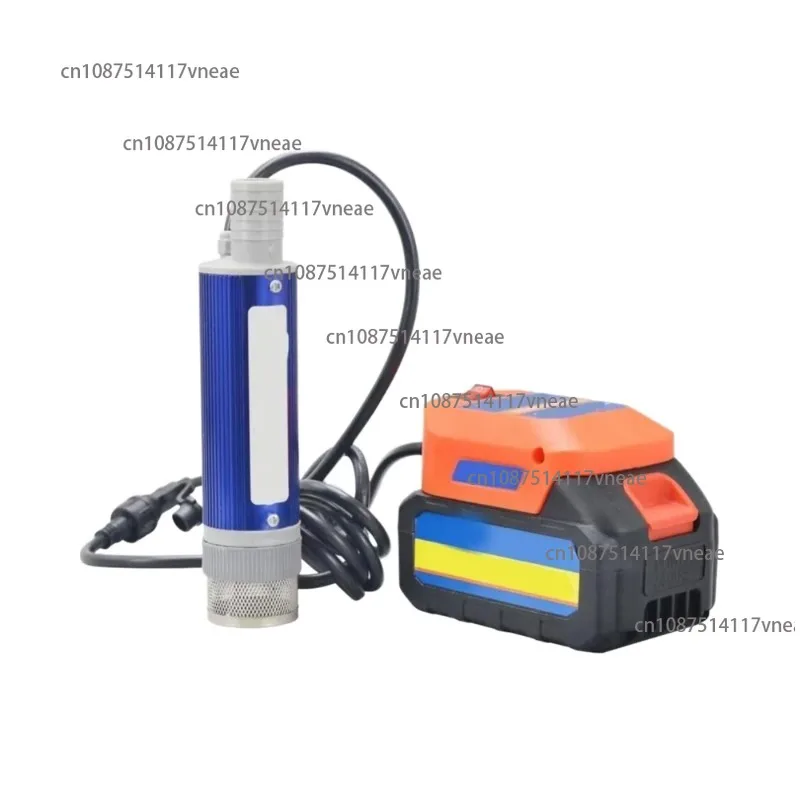 

CNANRNANC 38mm Cordless Submersible Pump Portable 4-6m Lift Height 40-60L/min Diesel Water Oil Transfer Pump Emergency Tool Kit
