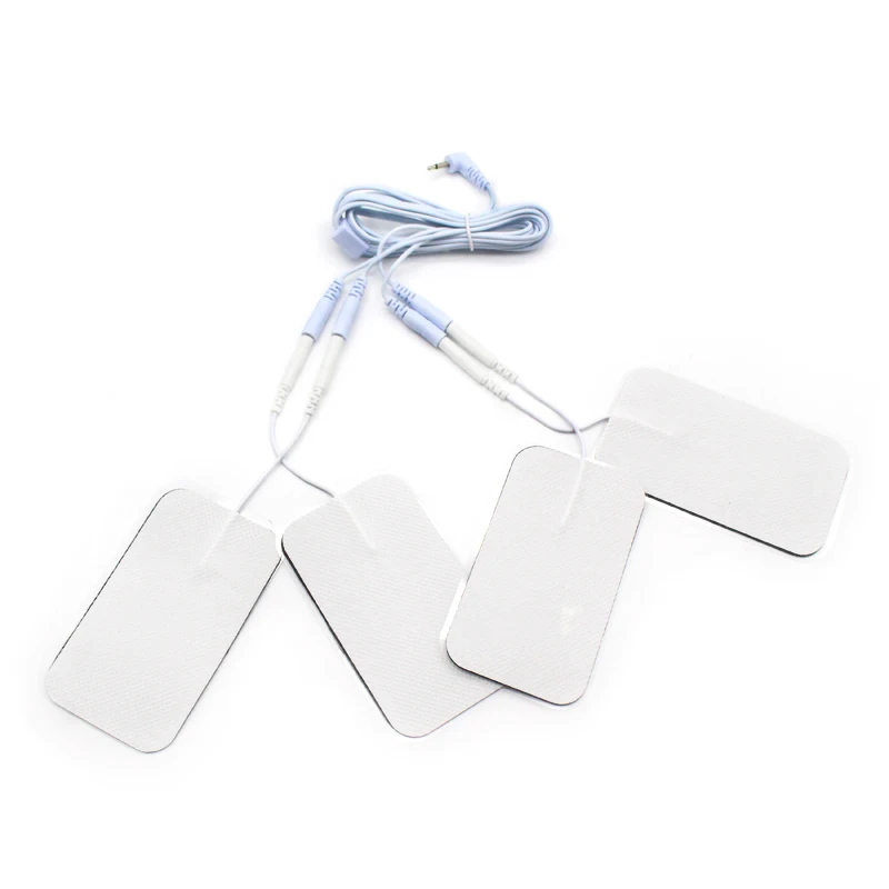 2 Pins & 4 Pins Head 2.5mm Plug Type Electrode Cable Line Wire For Tens Acupuncture Electrical Nerve Muscle Stimulator 2way 4way