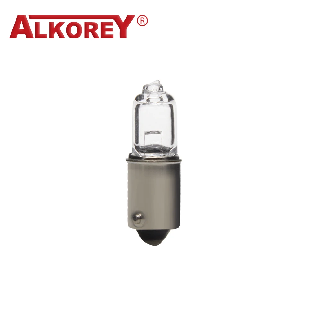 Alkorey 10PCS H10W 12V 10W BA9S Halogen Brake Indicator Signal Lamp Car Light Bulb Quartz Glass Halogen Clearance Light