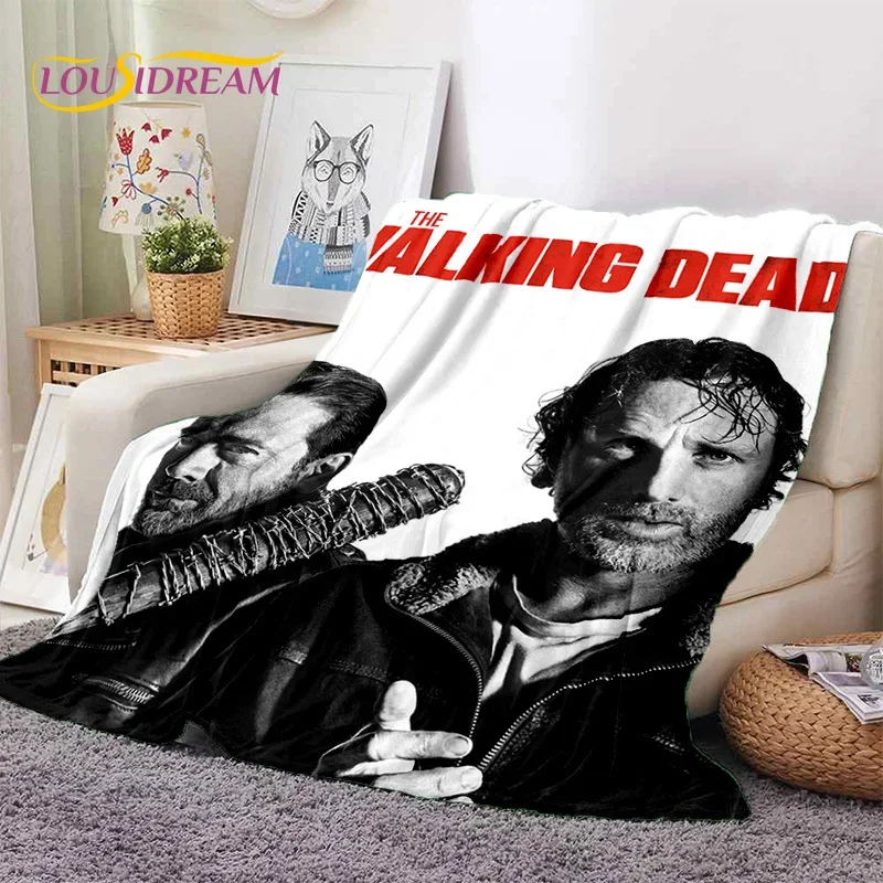 

The Walking Dead Lincoln TWD Soft Flannel Blanket for Beds Bedroom Sofa Picnic,Throw Blanket for Cover Outdoors Leisure Nap Gift