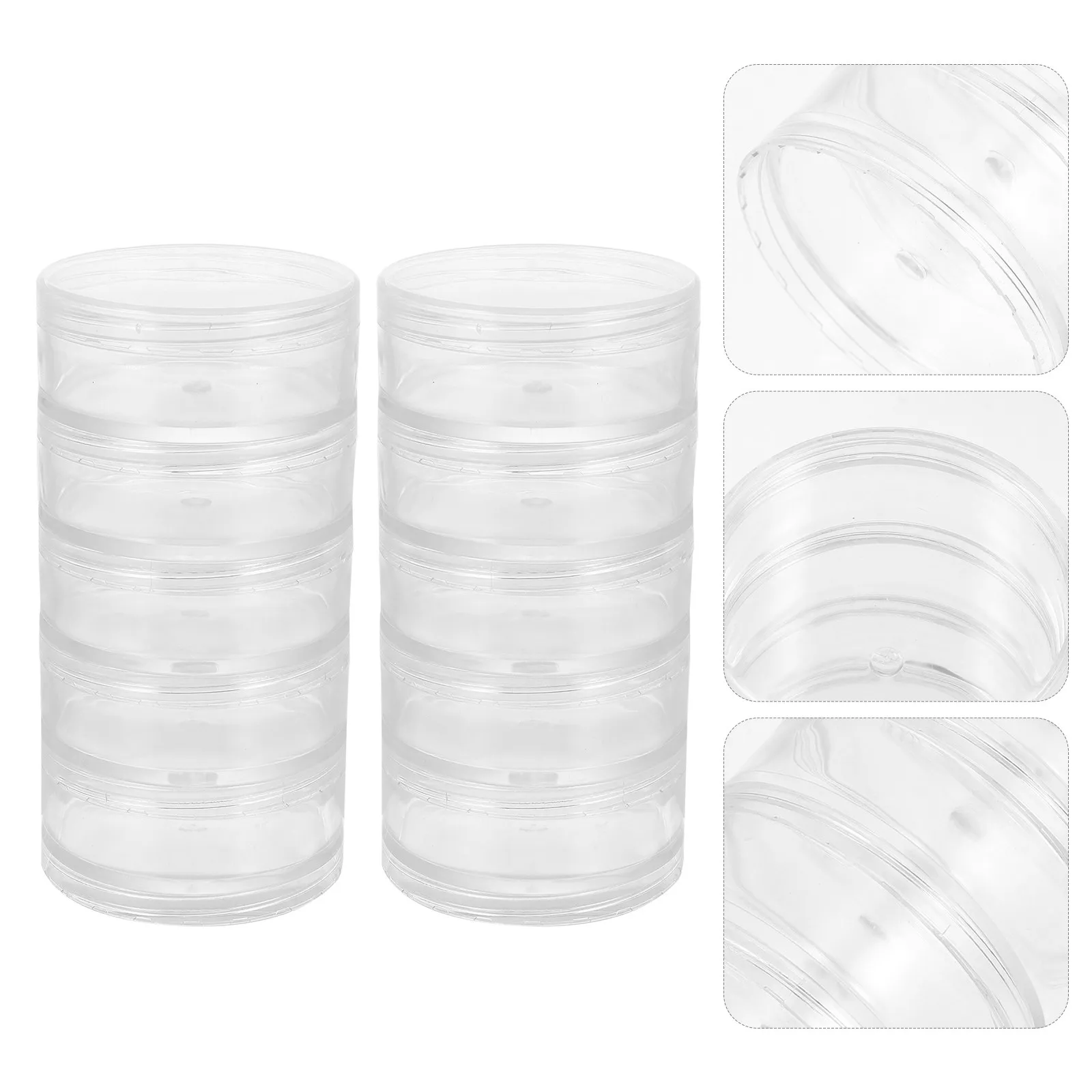 

2 комплекта прозрачных круглых бусинок-пуговиц в изысканной коробке: идеальная подарочная упаковка для свадьбы, годовщины, Дня святого Валентина