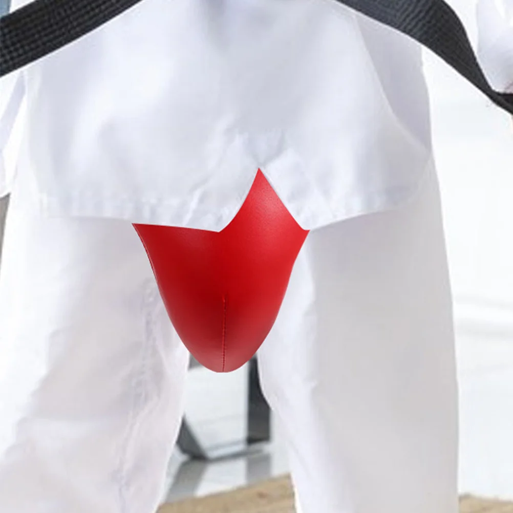 

2pcs Kids Groin Protector For Boxing Taekwondo Training Lightweight Crotch Guard With Elastic Straps Reusable Fighting