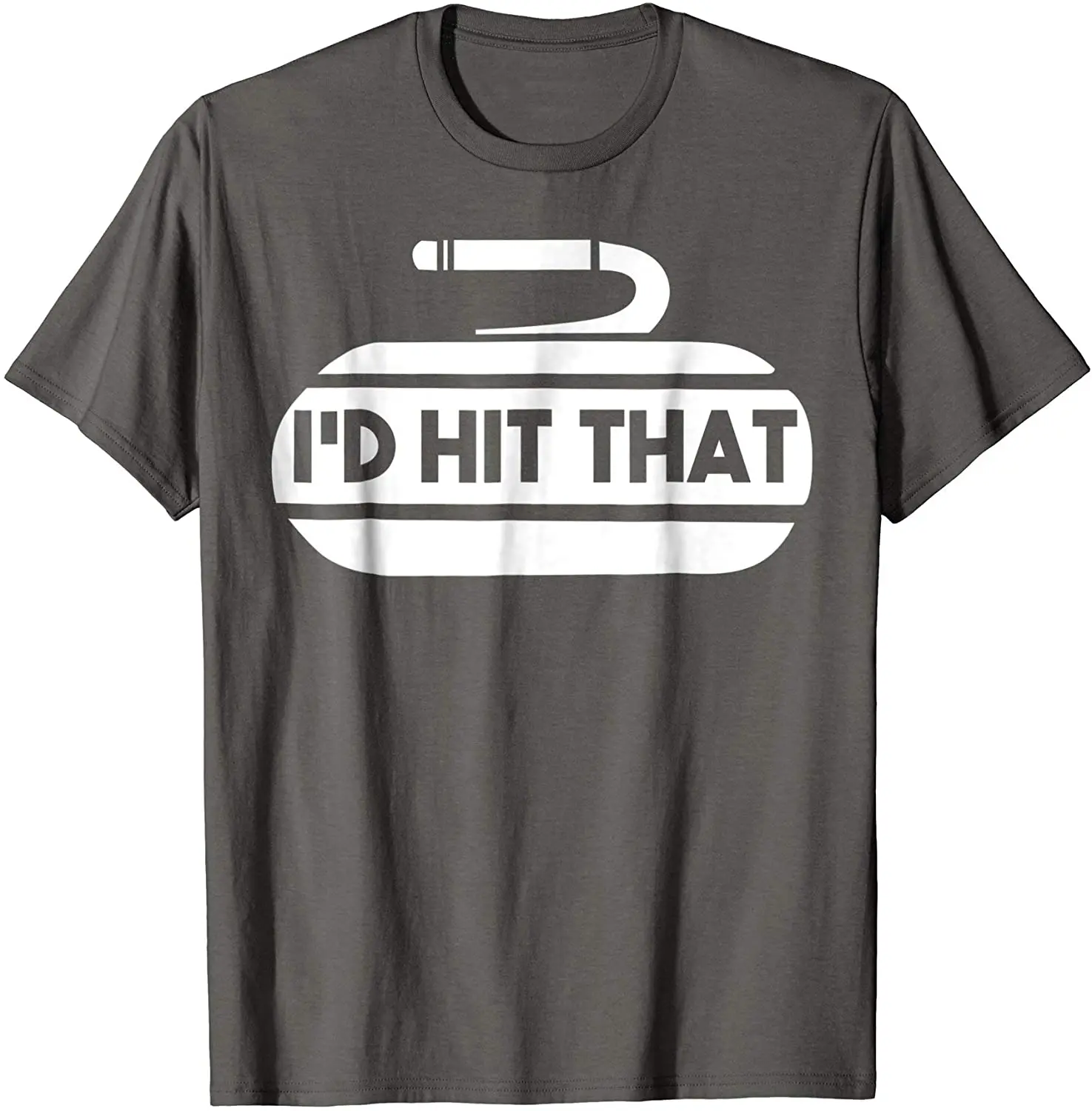 

I'd Hit That. Funny Curling T-Shirt. Premium Cotton Short Sleeve O-Neck Mens T Shirt New S-3XL