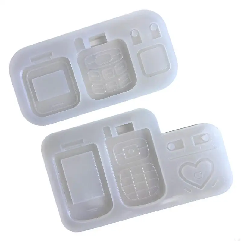 

A9BF Resin Shaker Molds Silicone Resin Casting Molds Epoxy Molds for DIY Pendant Jewelry Making Accessories