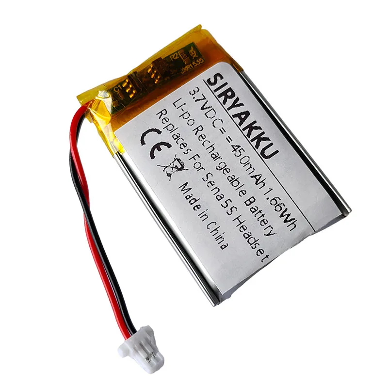 3.7V 450mAH XK602234 wymienna bateria do baterii bezprzewodowego zestawu słuchawkowego Sen 5S SP77