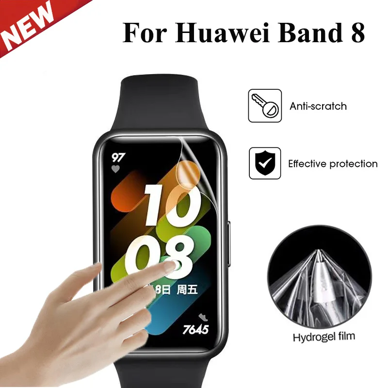 Protective Film For Huawei Band 8 Soft Hydrogel Film Screen Protector For Huawei Honor Watch Fit ES Band8 Pro Band8 Not Glass