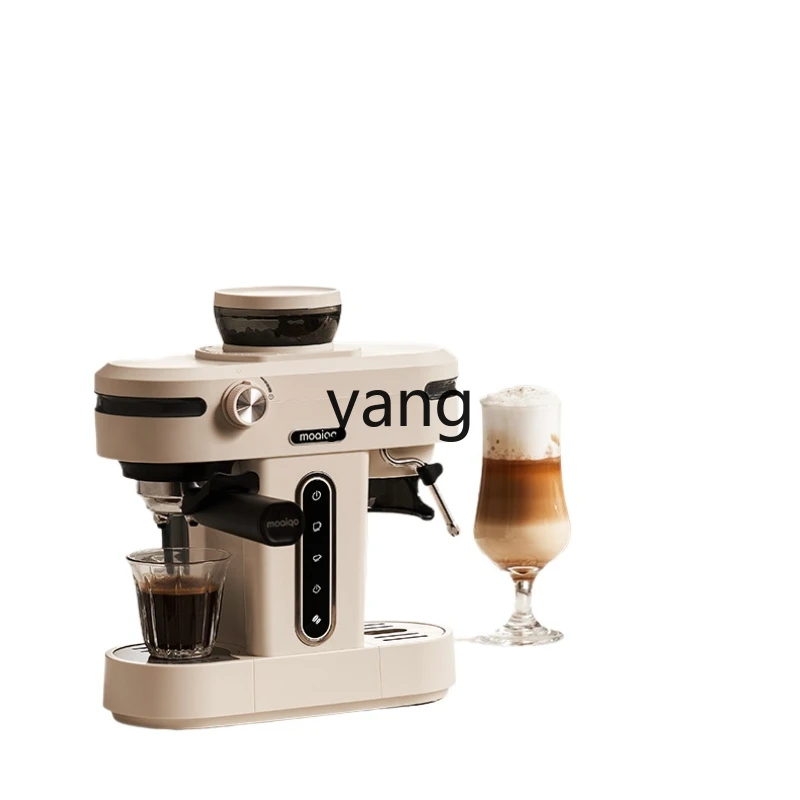 Yjq Semi-Or Full-Automatic Coffee Machine Small Concentrated Foam Home Grinding All-in-One Machine