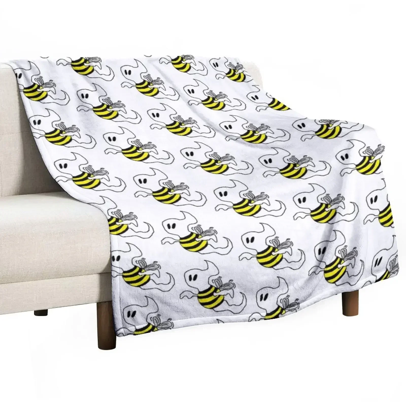 

Boo Bee Logo (various designs) Throw Blanket anime Soft Big Single Blankets