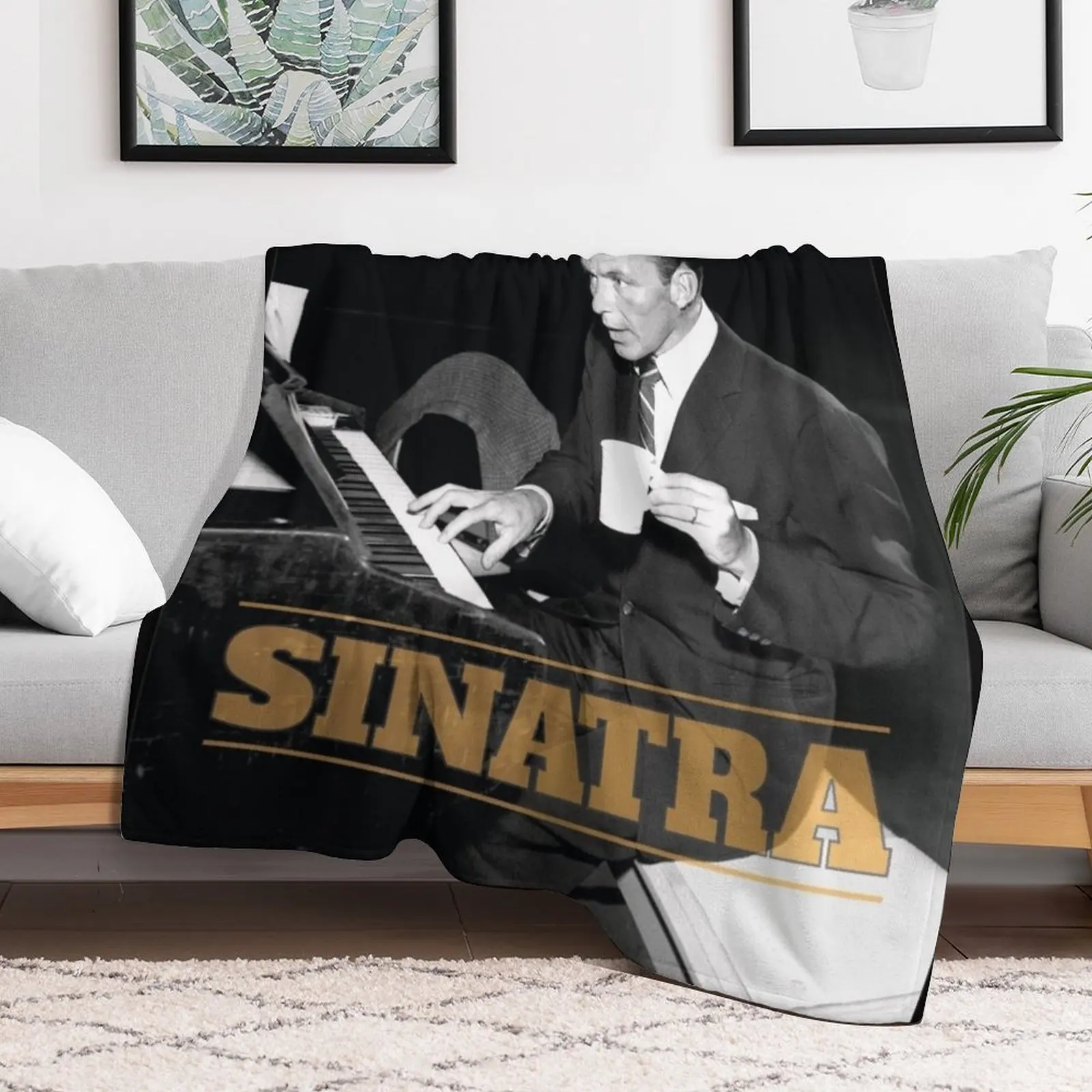 Sinatra Throw Blanket Sleeping Bag Quilt Sofa Quilt Furrys Blankets