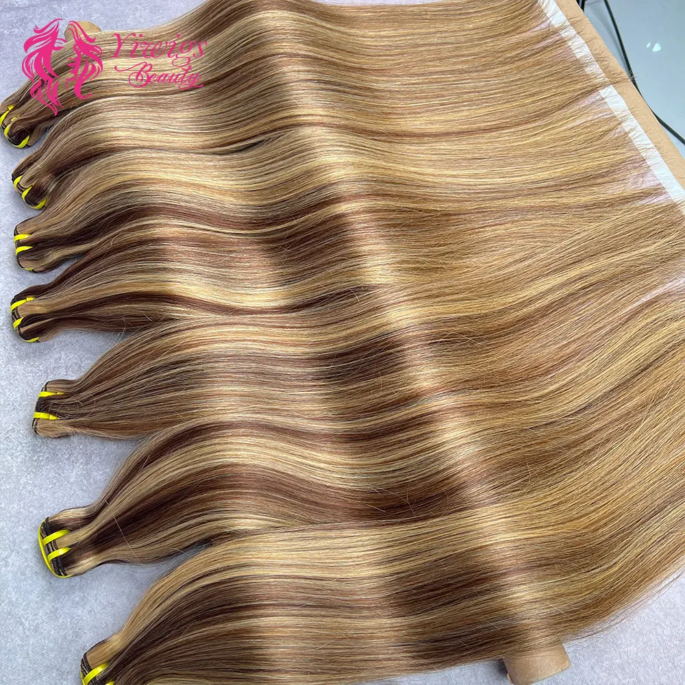p427-meches-de-cheveux-humains-vietnamiens-ultra-lisses-double-trame-extensions-a-tisser-marron-fonce-et-blond-miel