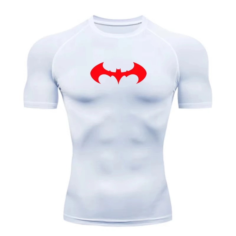 

Мужская компрессионная спортивная футболка для фитнеса, мужская футболка для фитнеса с коротким рукавом, футболка для бега, спортивная одежда RL624